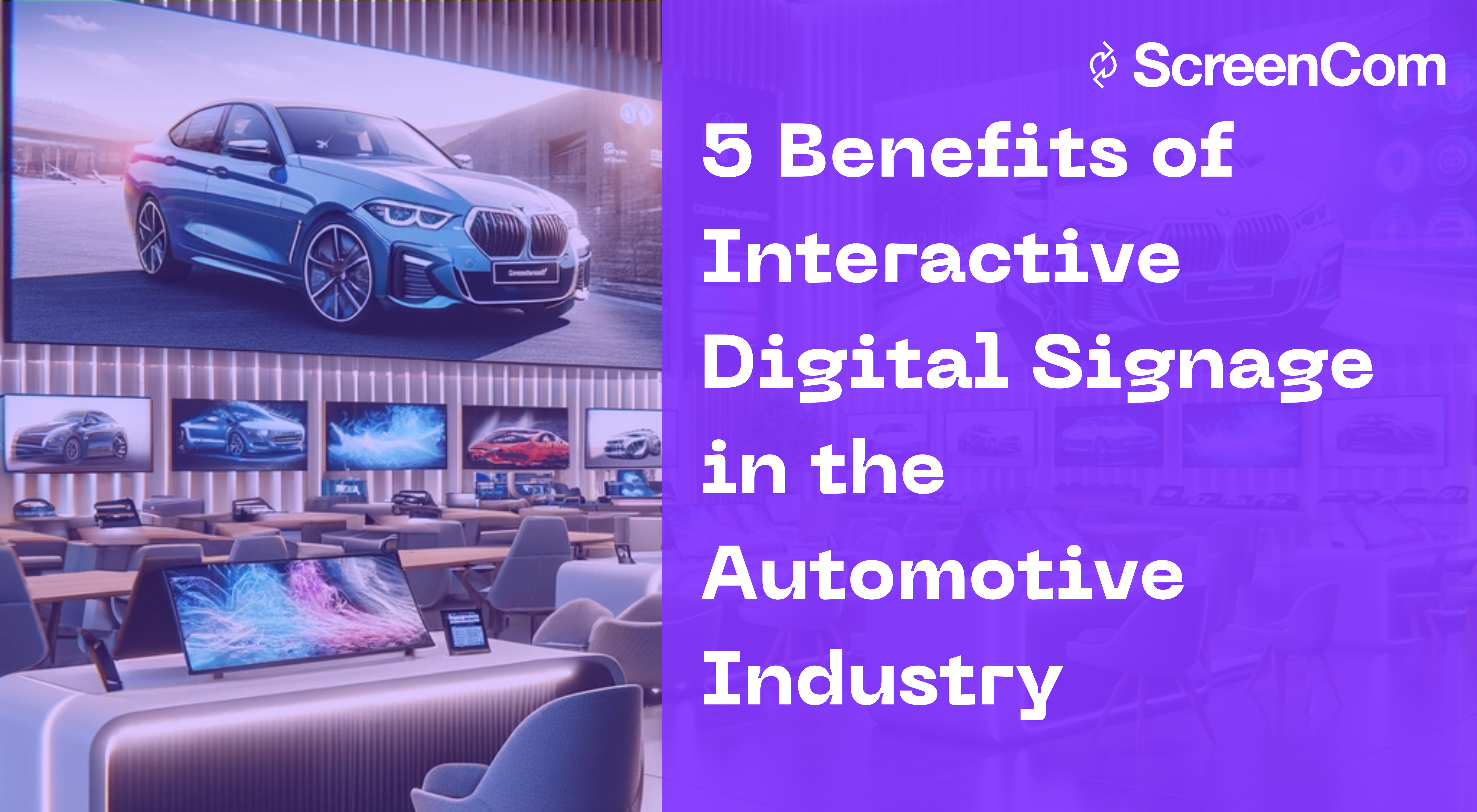  Interactive digital signage in the automotive industry